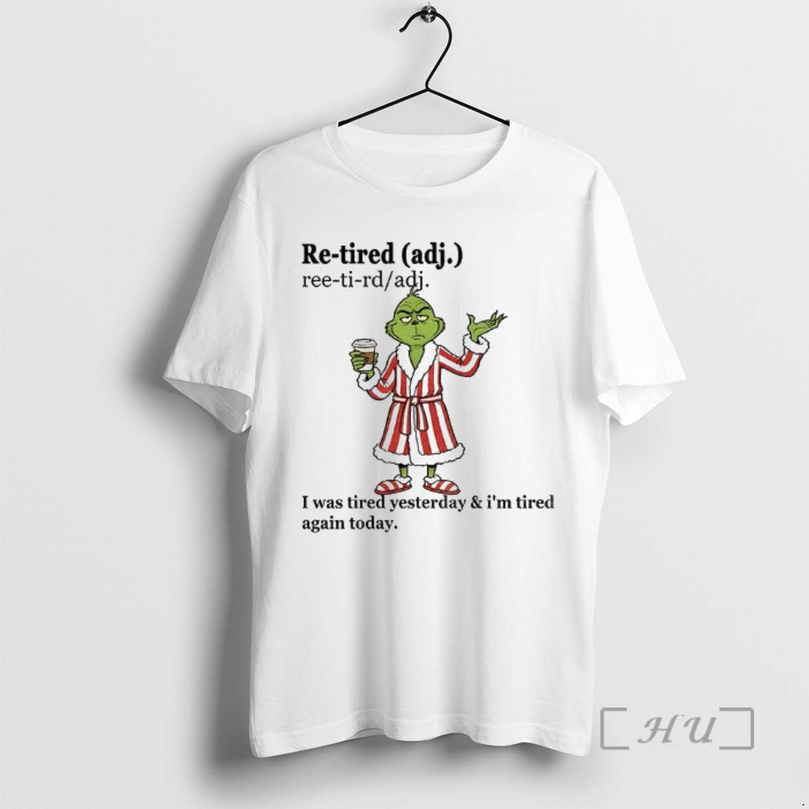 Officials Grinch I Was Tired Yesterday And Im Again - Adult & Kids T-Shirts, Sweatshirts & Hoodies apparel design preview 1