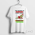 Officials Grinch Just Because Im Awake Doesnt Mean - Adult & Kids T-Shirts, Sweatshirts & Hoodies apparel design preview 1