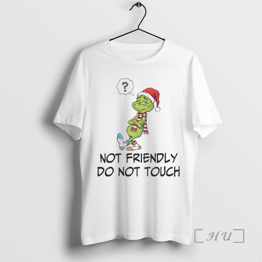 Officials Grinch Santa Not Friendly Do Touch - Adult & Kids T-Shirts, Sweatshirts & Hoodies apparel design preview 1