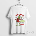 Officials Grinch Santa Taking A Sick Day Because Im - Adult & Kids T-Shirts, Sweatshirts & Hoodies apparel design preview 1