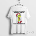Officials Grinch Santa Your Crazy Showing You Might - Adult & Kids T-Shirts, Sweatshirts & Hoodies apparel design preview 1