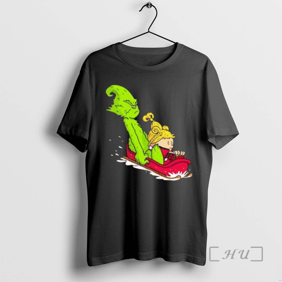 Officials Grinch And Cindy Lou Who In The Style Of - Adult & Kids T-Shirts, Sweatshirts & Hoodies apparel design preview 1