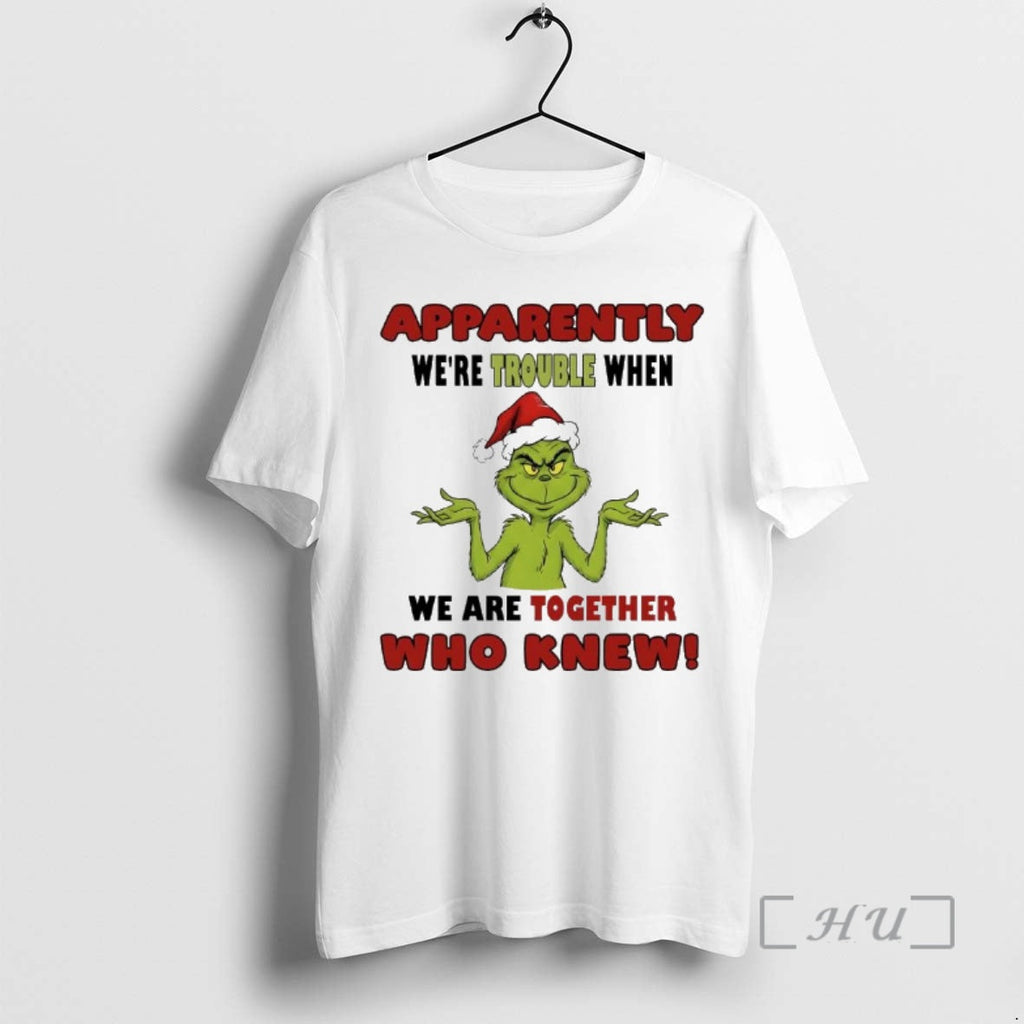 Officials Grinch Apparently Were Trouble When We Are - Adult & Kids T-Shirts, Sweatshirts & Hoodies apparel design preview 1