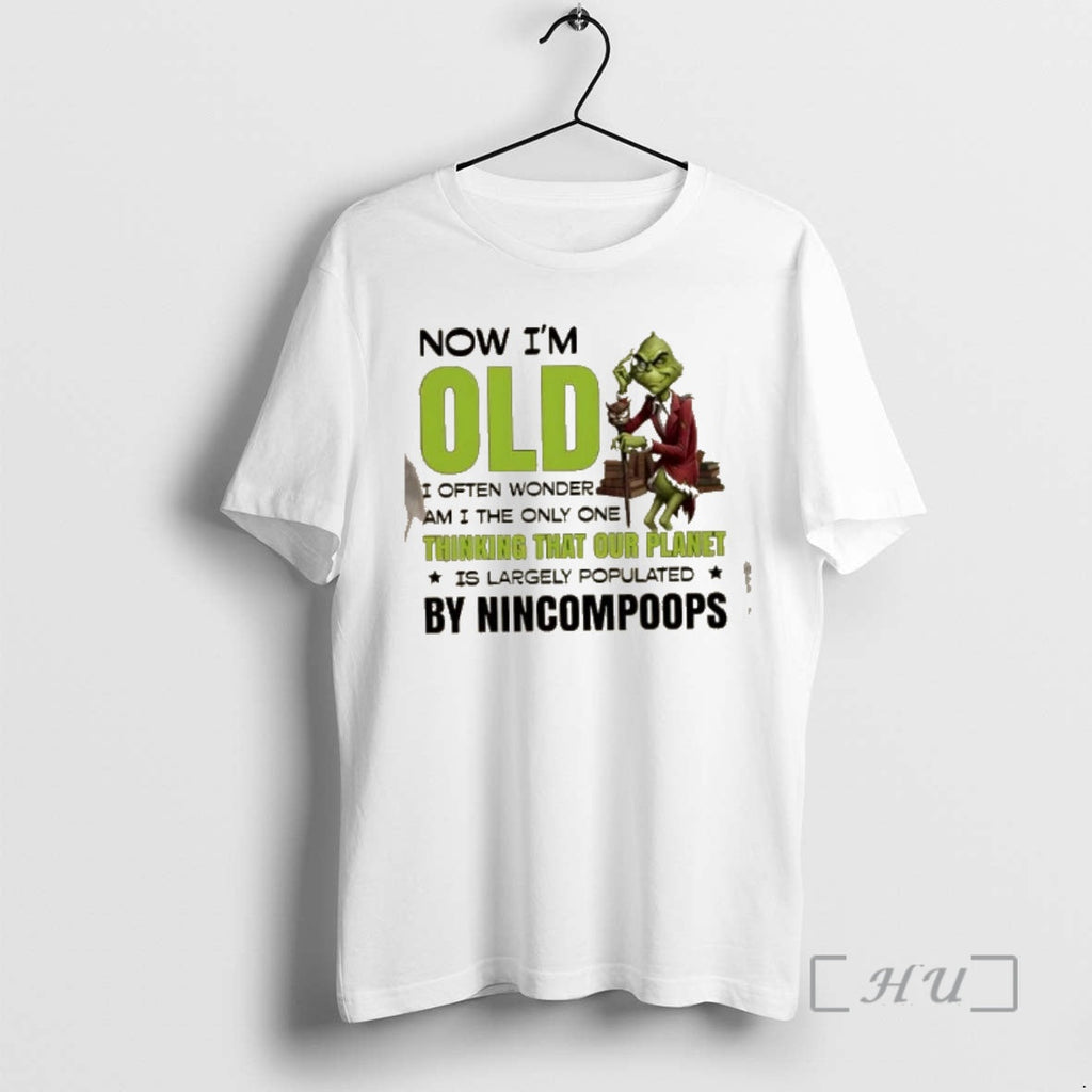 Officials Grinch Now Im Old I Often Wonder If The - Adult & Kids T-Shirts, Sweatshirts & Hoodies apparel design preview 1