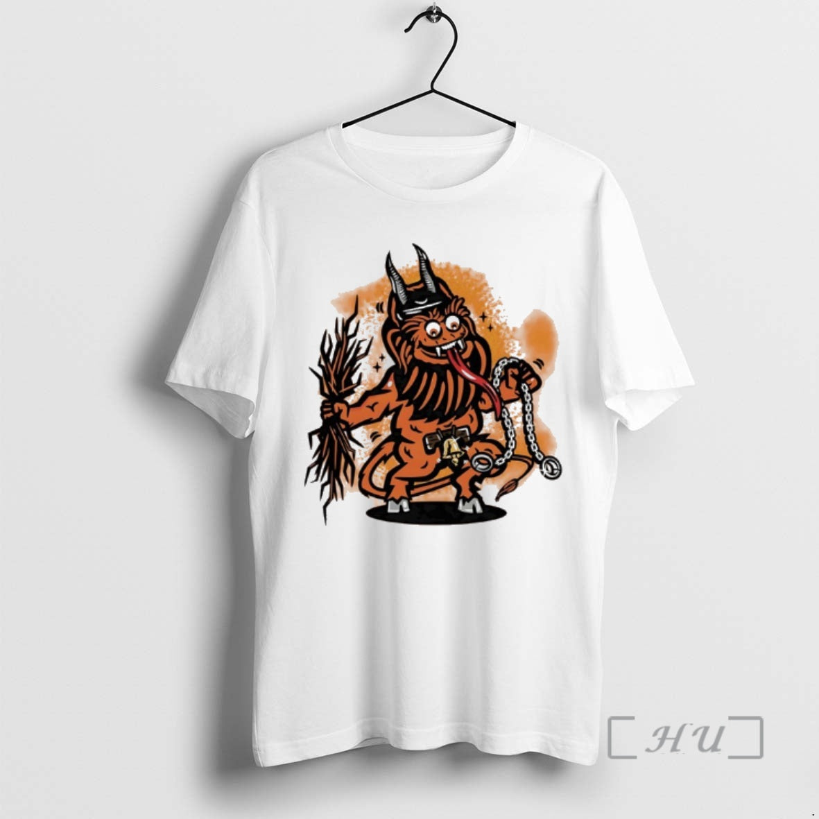 Officials Gritty X Krampus Philadelphia Flyers Hockey - Adult & Kids T-Shirts, Sweatshirts & Hoodies apparel design preview 1