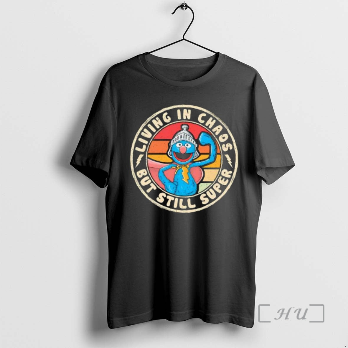 Officials Grover Living In Chaos But Still Super - Adult & Kids T-Shirts, Sweatshirts & Hoodies apparel design preview 1