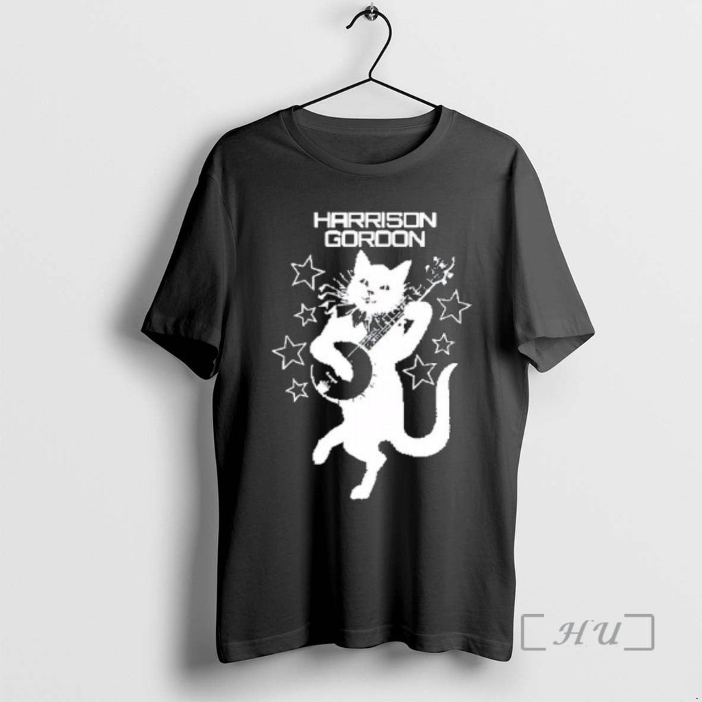 Officials Harrison Gordon Banjo Cat - Adult & Kids T-Shirts, Sweatshirts & Hoodies apparel design preview 1