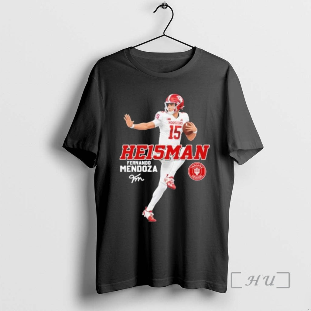 Officials He15men Winner Fernando Mendoza Indiana - Adult & Kids T-Shirts, Sweatshirts & Hoodies apparel design preview 1