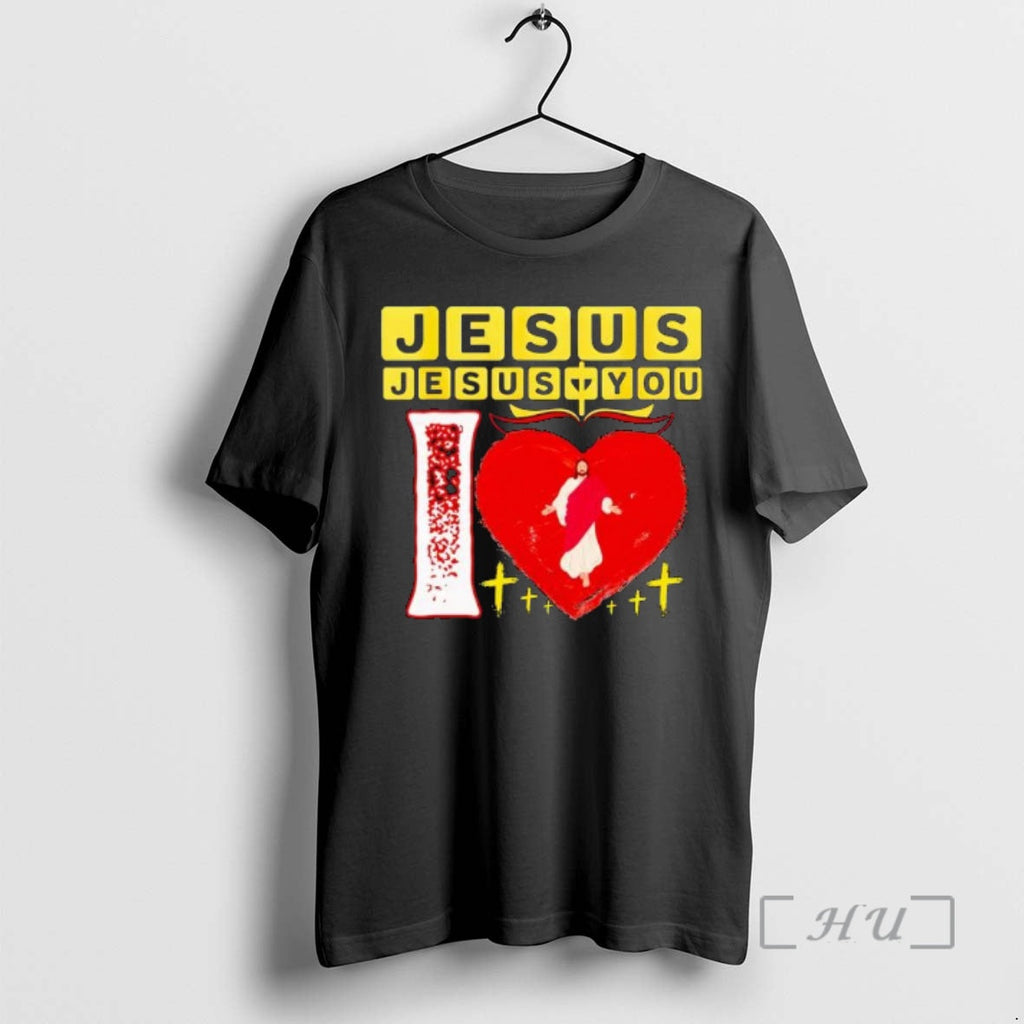 Officials I Love Jesus You - Adult & Kids T-Shirts, Sweatshirts & Hoodies apparel design preview 1