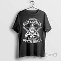 Officials I Might Be Outta Spells But Not Shells - Adult & Kids T-Shirts, Sweatshirts & Hoodies apparel design preview 1