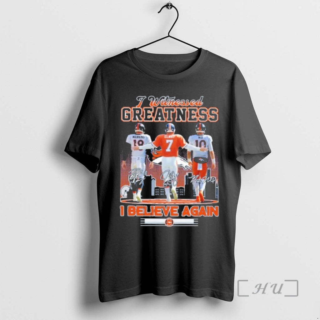 Officials I Witnessed Greatness Player Signature - Adult & Kids T-Shirts, Sweatshirts & Hoodies apparel design preview 1