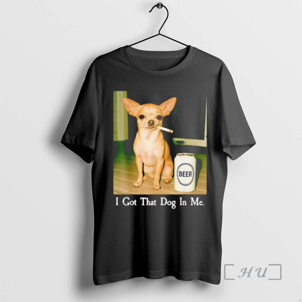Officials I Got That Dog In Me Chihuahua Smoking Beer - Adult & Kids T-Shirts, Sweatshirts & Hoodies apparel design preview 1