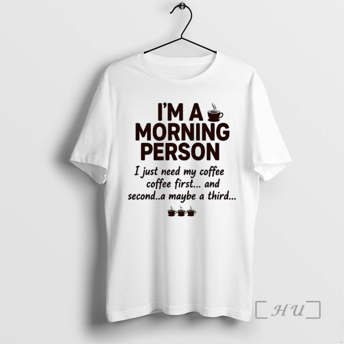 Officials Im A Morning Person I Just Need My Coffee - Adult & Kids T-Shirts, Sweatshirts & Hoodies apparel design preview 1