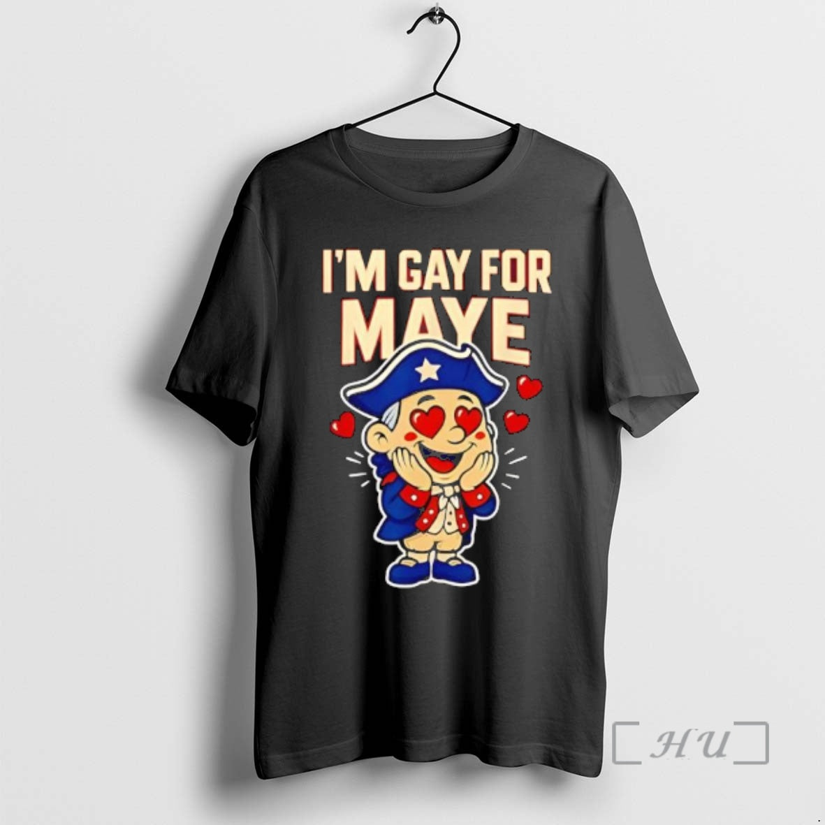 Officials Im Gay For Maye Funny Hearts Mascot - Adult & Kids T-Shirts, Sweatshirts & Hoodies apparel design preview 1