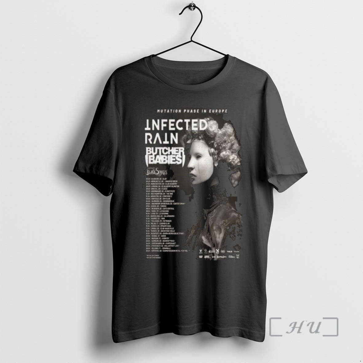 Officials Infected Rain Mutation Phase In Europe 2026 - Adult & Kids T-Shirts, Sweatshirts & Hoodies apparel design preview 1