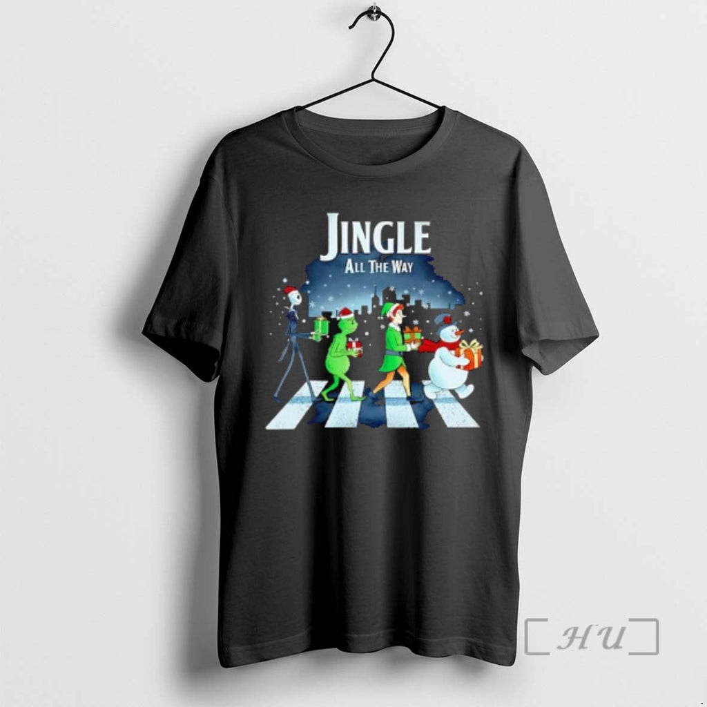 Officials Jack Skellington And Grinch Buddy The Elf - Adult & Kids T-Shirts, Sweatshirts & Hoodies apparel design preview 1
