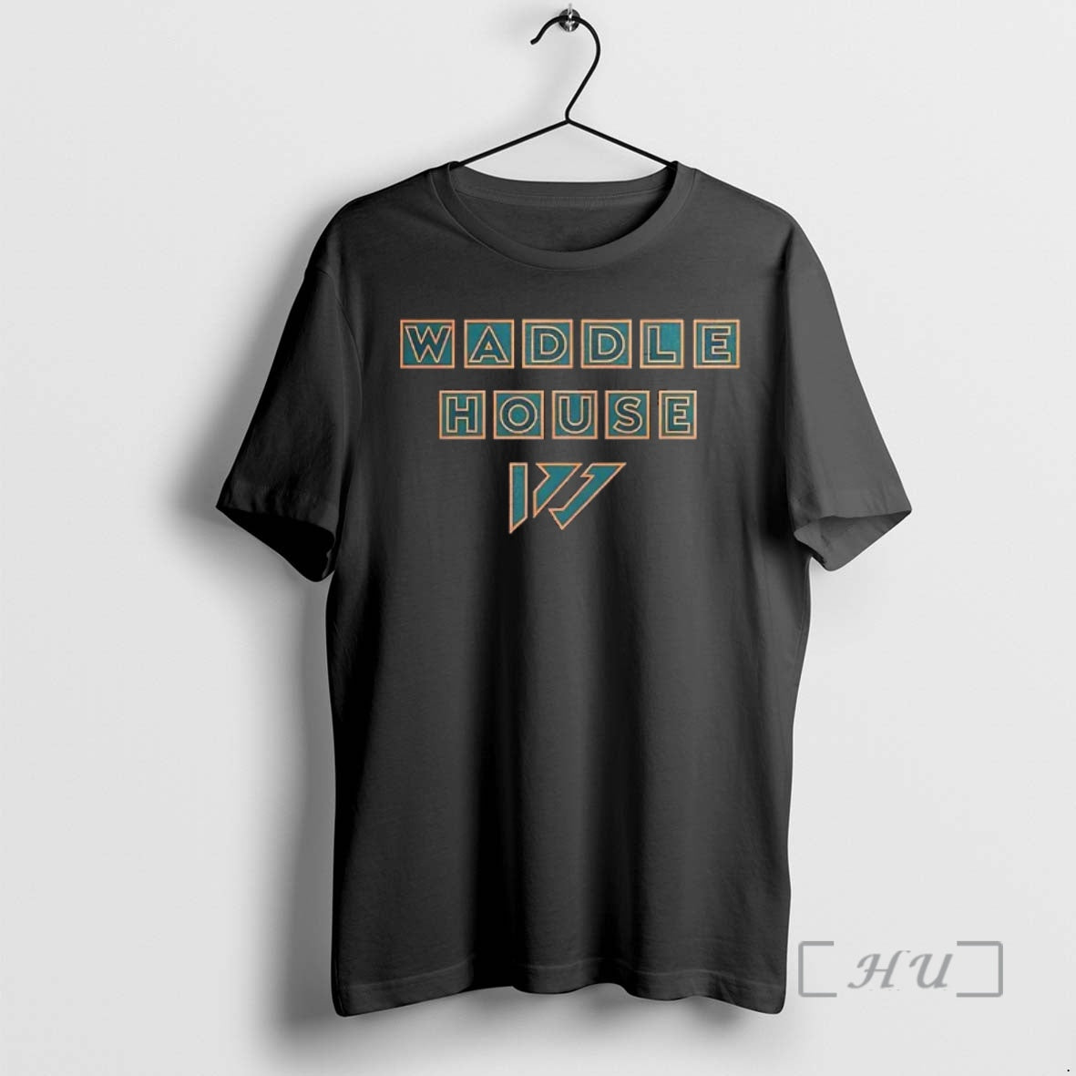 Officials Jaylen Waddle Miami Dolphins House Logo - Adult & Kids T-Shirts, Sweatshirts & Hoodies apparel design preview 1