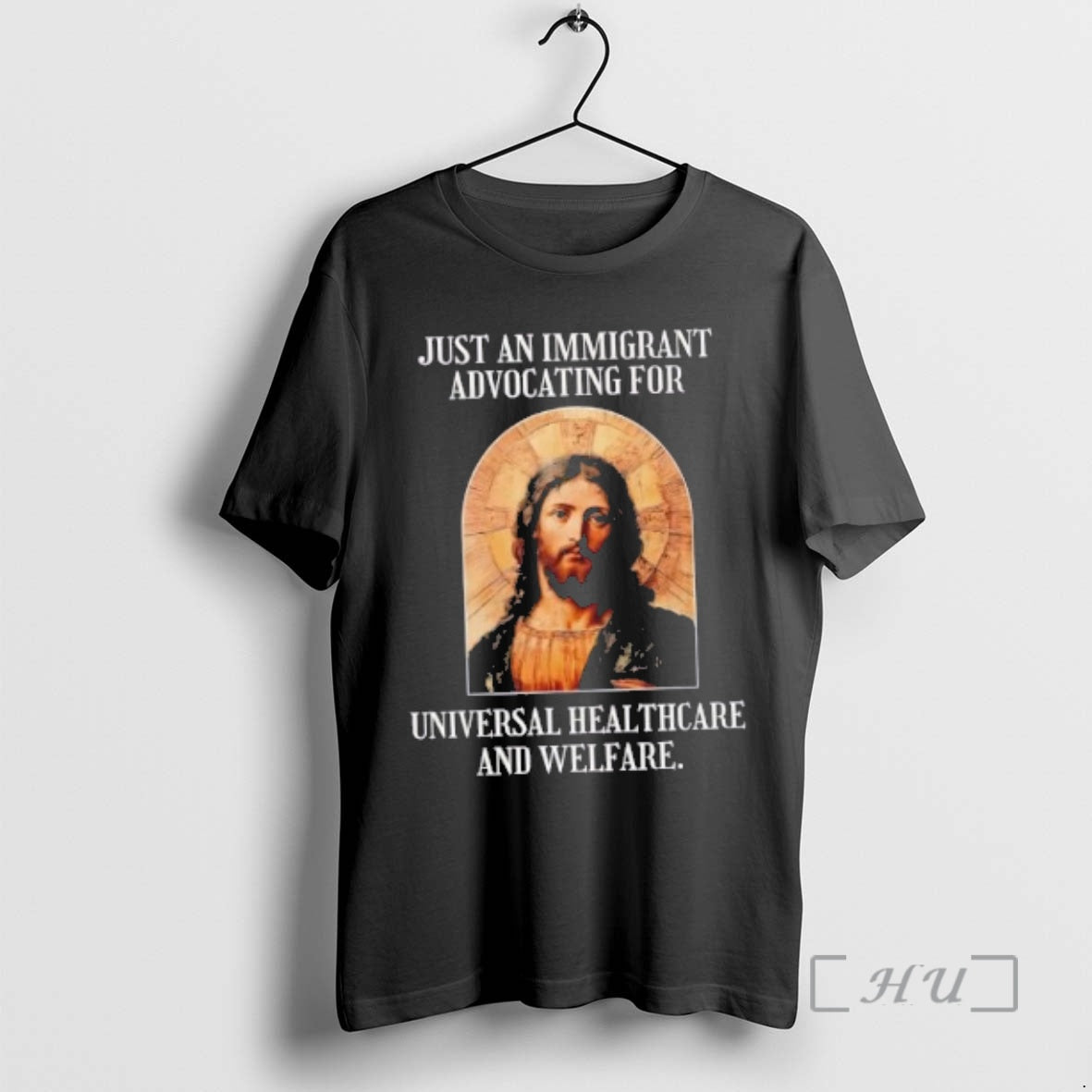 Officials Jesus Just An Immigrant Advocating For - Adult & Kids T-Shirts, Sweatshirts & Hoodies apparel design preview 1