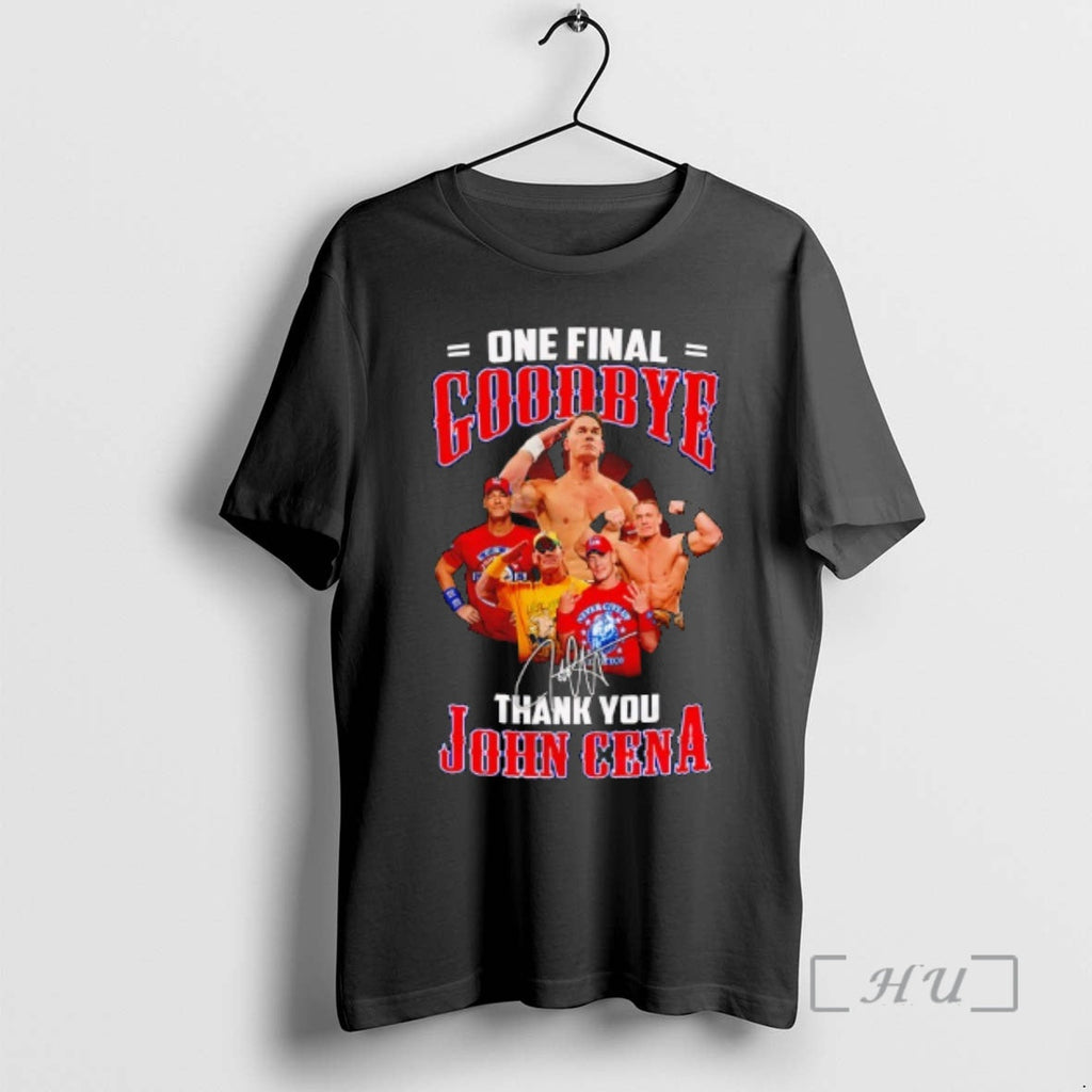 Officials John Cena Farewell Tour 2025 One Final - Adult & Kids T-Shirts, Sweatshirts & Hoodies apparel design preview 1