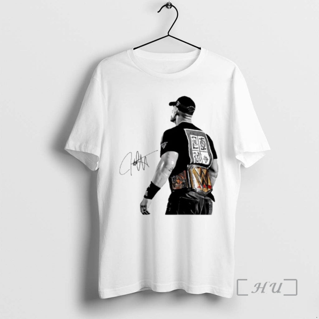 Officials John Cena The Champ 2025 Signature - Adult & Kids T-Shirts, Sweatshirts & Hoodies apparel design preview 1