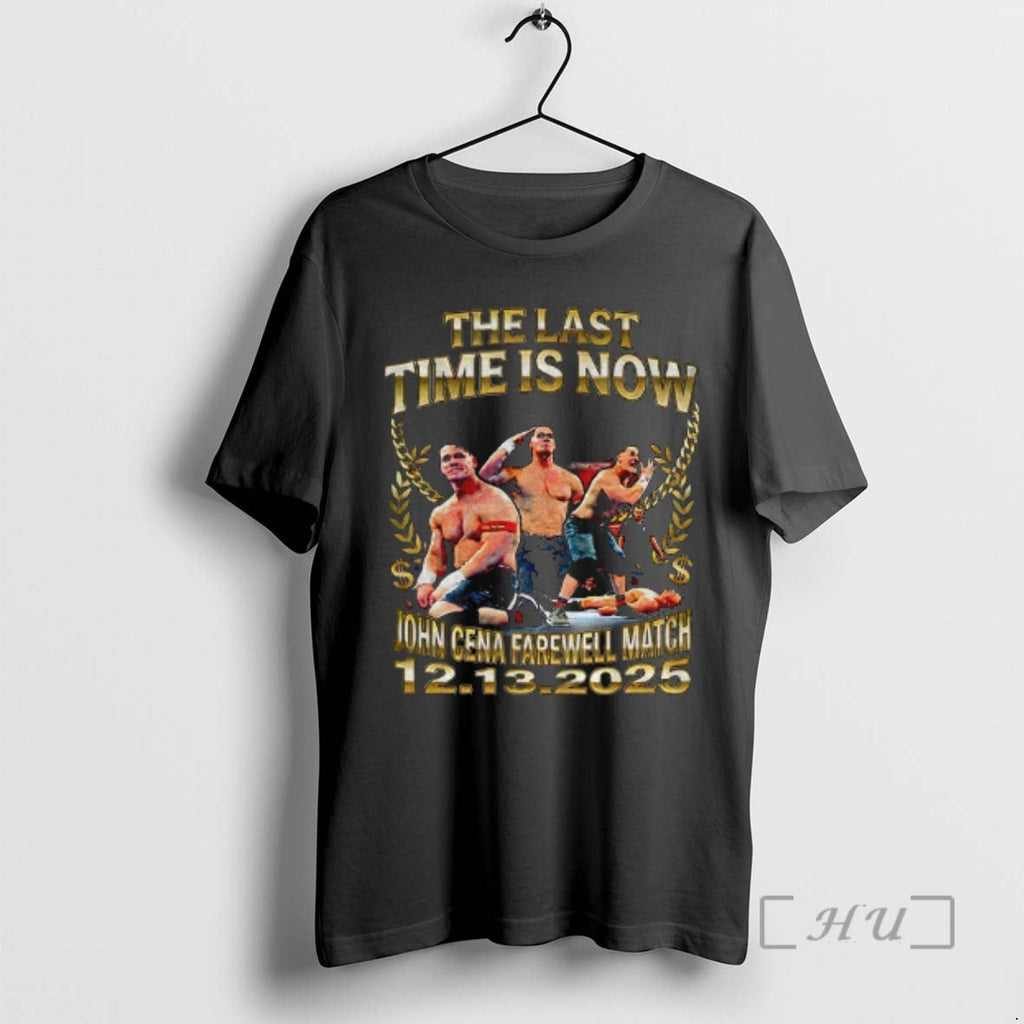 Officials John Cena The Last Time Is Now Farewell - Adult & Kids T-Shirts, Sweatshirts & Hoodies apparel design preview 1