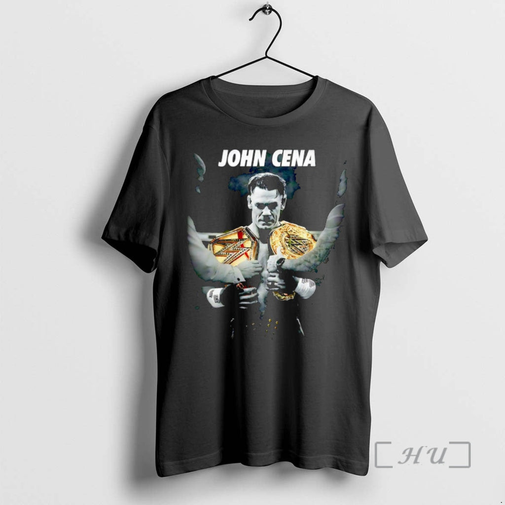 Officials John Cena Two Cup Champions Graphic - Adult & Kids T-Shirts, Sweatshirts & Hoodies apparel design preview 1