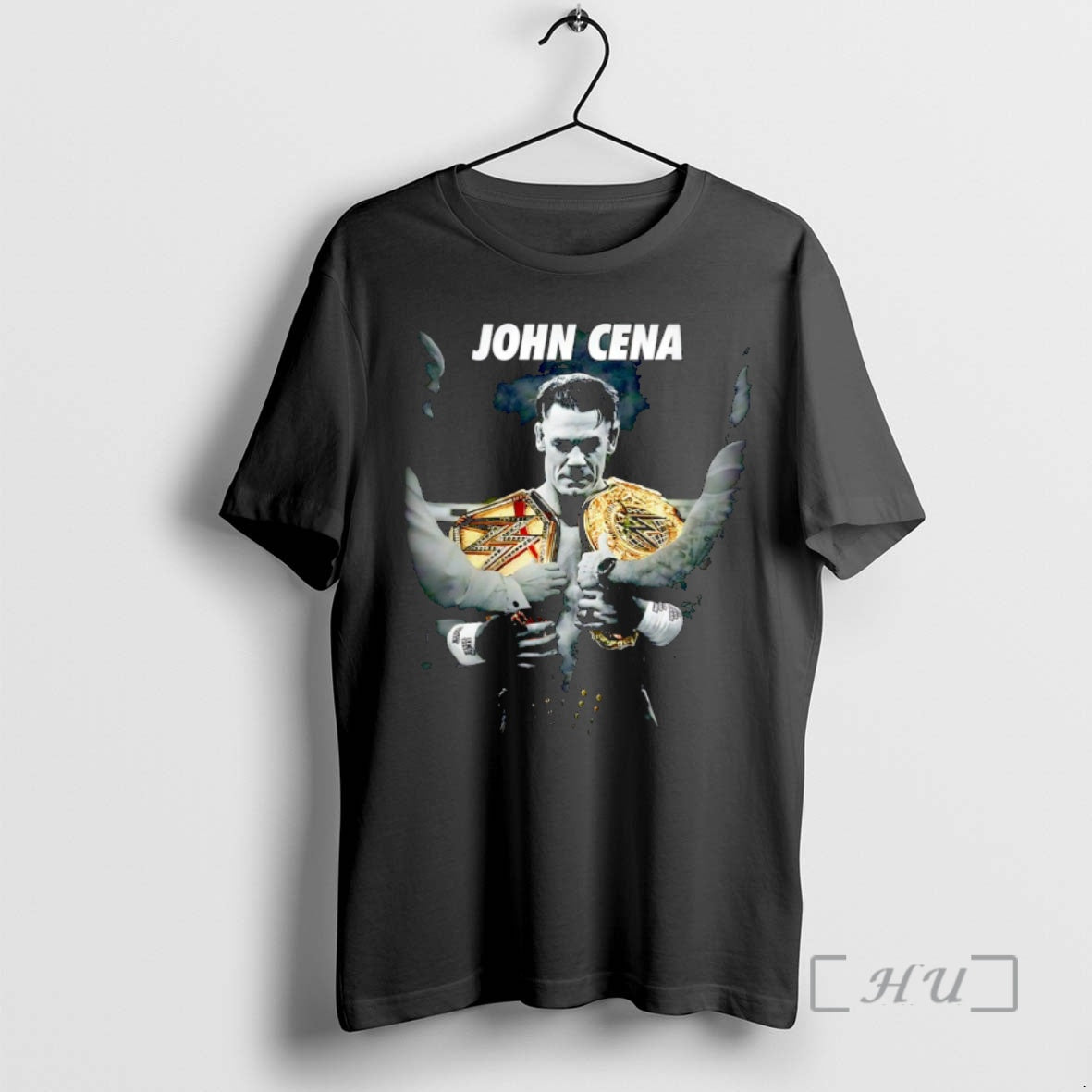 Officials John Cena Two Cup Champions Graphic - Adult & Kids T-Shirts, Sweatshirts & Hoodies apparel design preview 1