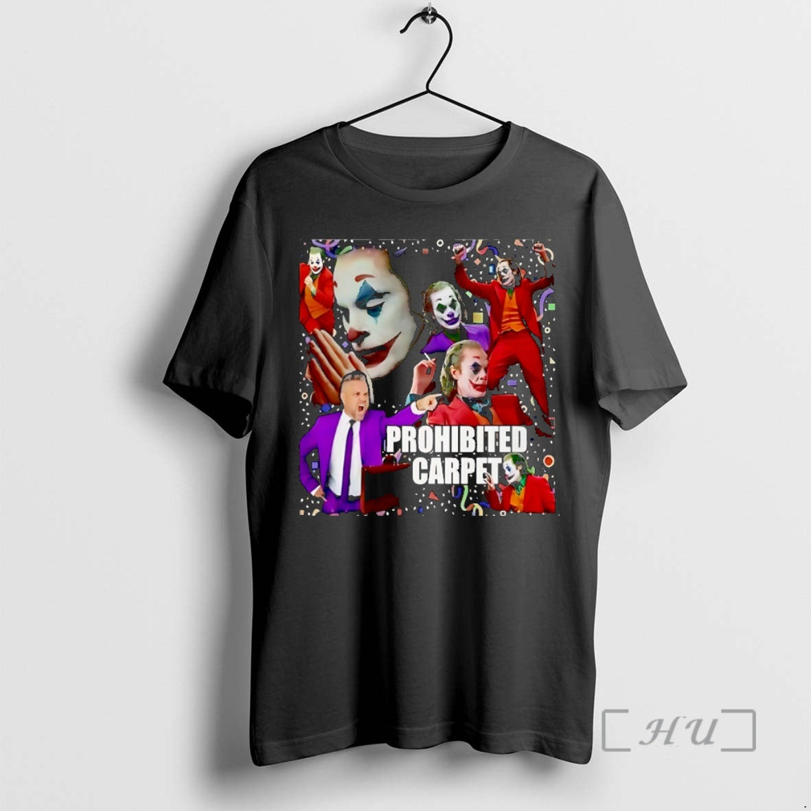 Officials Joker Prohibited Carpet Graphic Christmas - Adult & Kids T-Shirts, Sweatshirts & Hoodies apparel design preview 1
