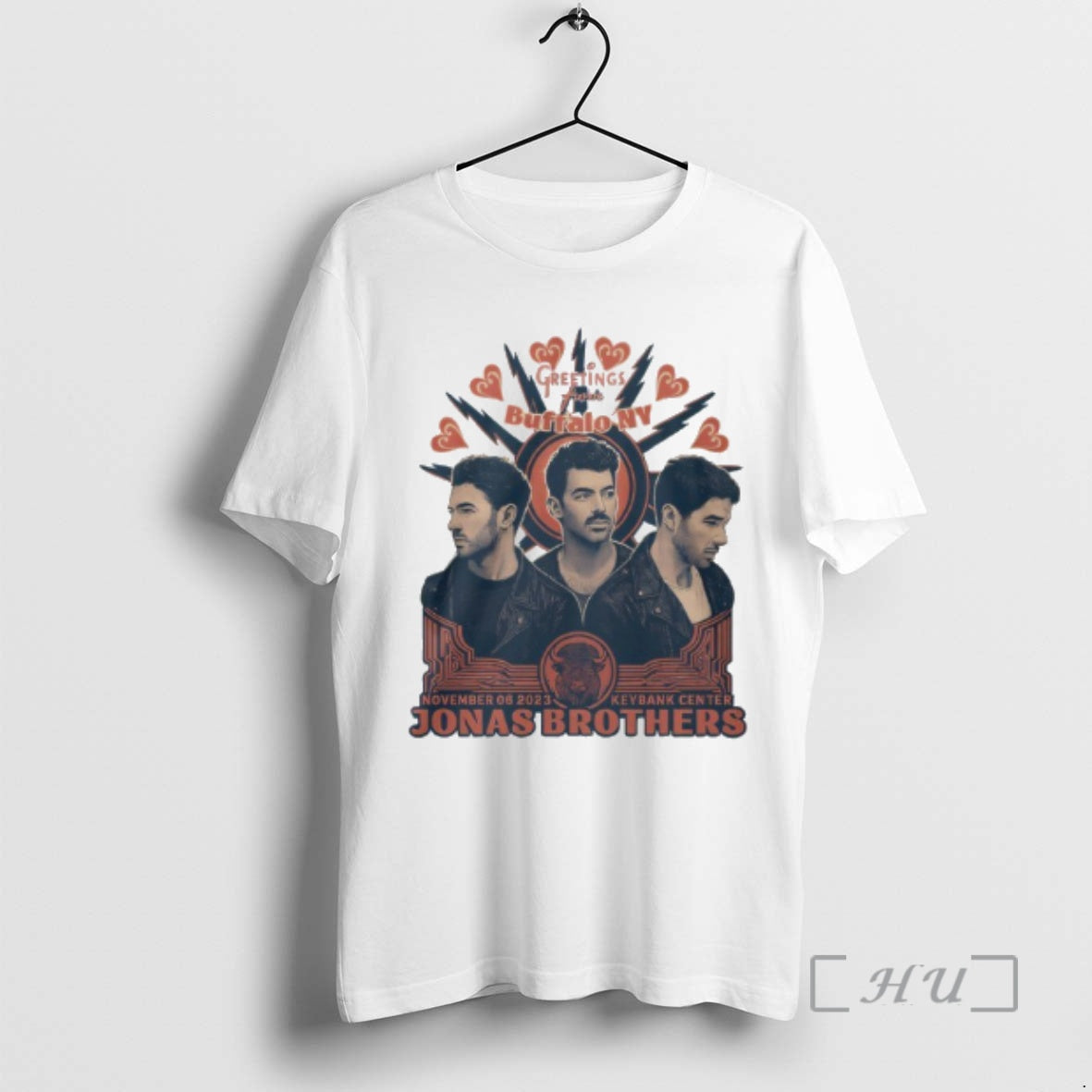 Officials Jonas Brothers Greetings From Your Hometown - Adult & Kids T-Shirts, Sweatshirts & Hoodies apparel design preview 1