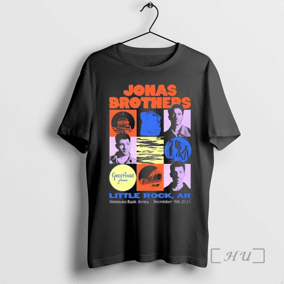 Officials Jonas Brothers Little Rock Ar Simmons Bank - Adult & Kids T-Shirts, Sweatshirts & Hoodies apparel design preview 1