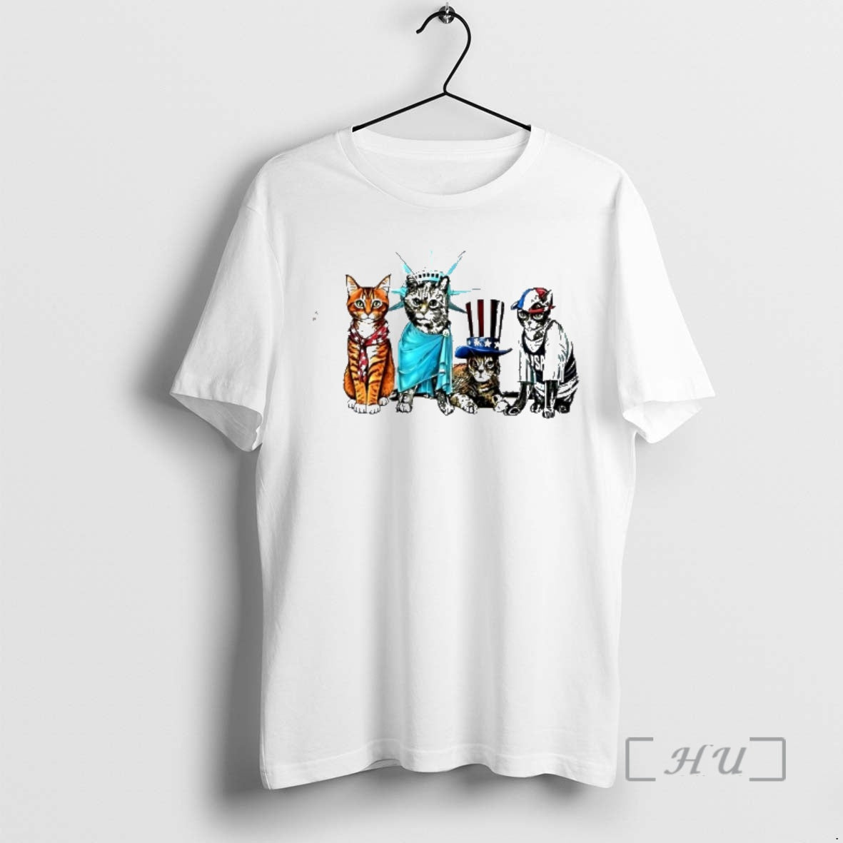 Officials Josh Oconnor Patriotic Usa Cats - Adult & Kids T-Shirts, Sweatshirts & Hoodies apparel design preview 1