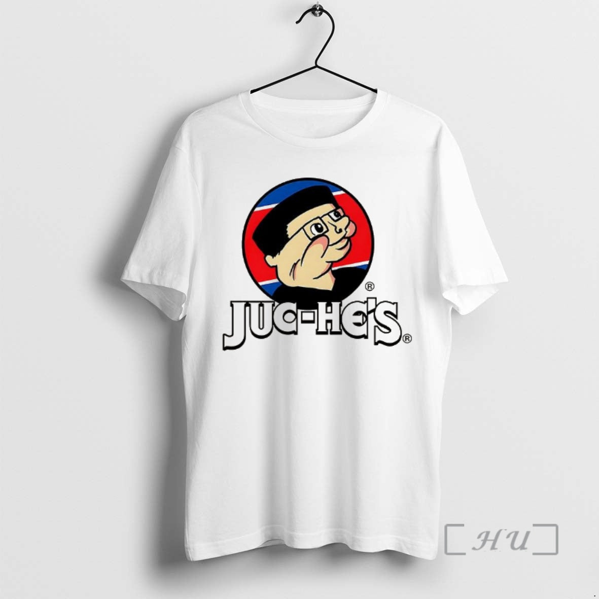 Officials Juc Hes Kim Jong Un Logo Parody - Adult & Kids T-Shirts, Sweatshirts & Hoodies apparel design preview 1