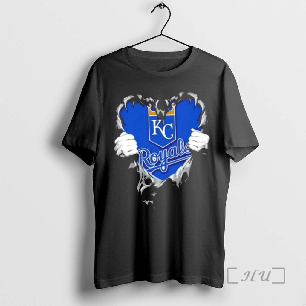 Officials Kansas City Royals Rip The Chest Forever In - Adult & Kids T-Shirts, Sweatshirts & Hoodies apparel design preview 1