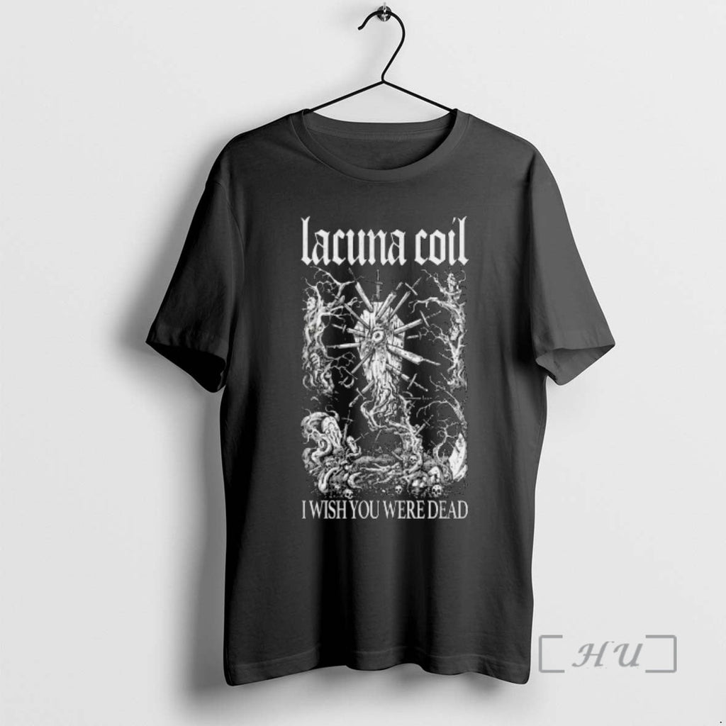 Officials Lacuna Coil I Wish You Were Dead 2025 - Adult & Kids T-Shirts, Sweatshirts & Hoodies apparel design preview 1