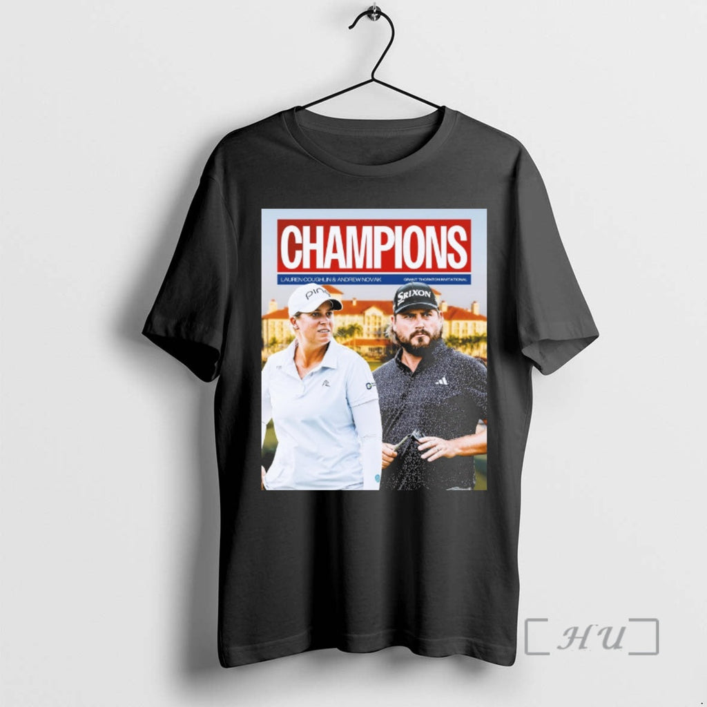 Officials Lauren Coughlin And Andrew Novak Champions - Adult & Kids T-Shirts, Sweatshirts & Hoodies apparel design preview 1