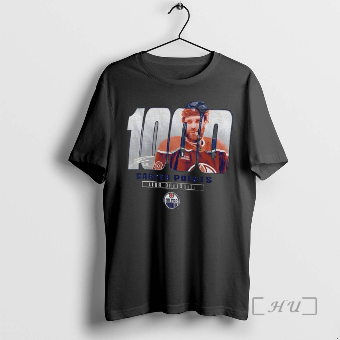 Officials Leon Draisaitl Edmonton Oilers Nhl Hockey - Adult & Kids T-Shirts, Sweatshirts & Hoodies apparel design preview 1