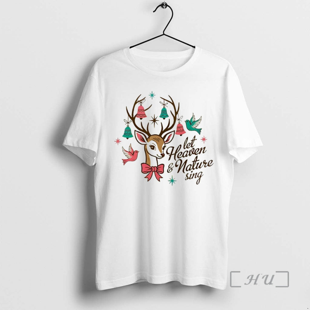 Officials Let Heaven And Nature Sing Christmas Retro - Adult & Kids T-Shirts, Sweatshirts & Hoodies apparel design preview 1
