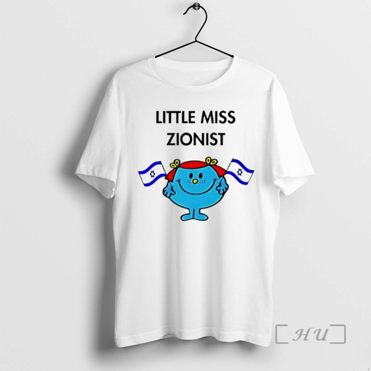 Officials Little Miss Zionist Jew Flag - Adult & Kids T-Shirts, Sweatshirts & Hoodies apparel design preview 1