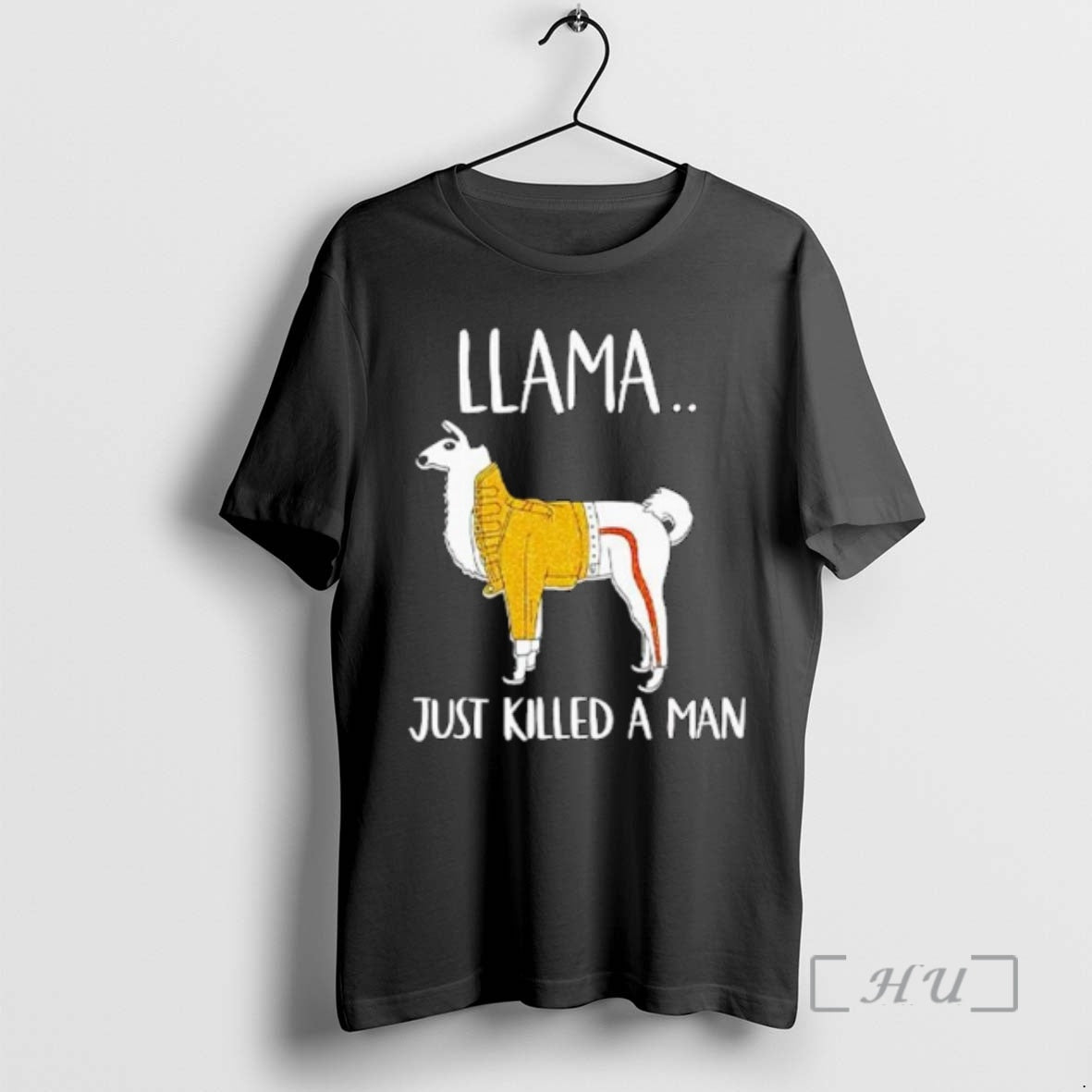 Officials Llama Just Killed A Man Funny Ornaments - Adult & Kids T-Shirts, Sweatshirts & Hoodies apparel design preview 1