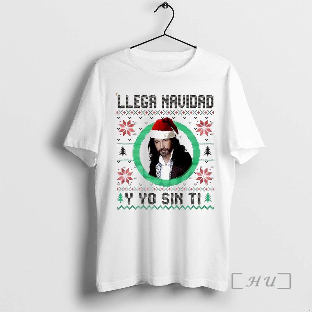 Officials Llega Navidad Y Yo Sin Ti Ugly Christmas - Adult & Kids T-Shirts, Sweatshirts & Hoodies apparel design preview 1