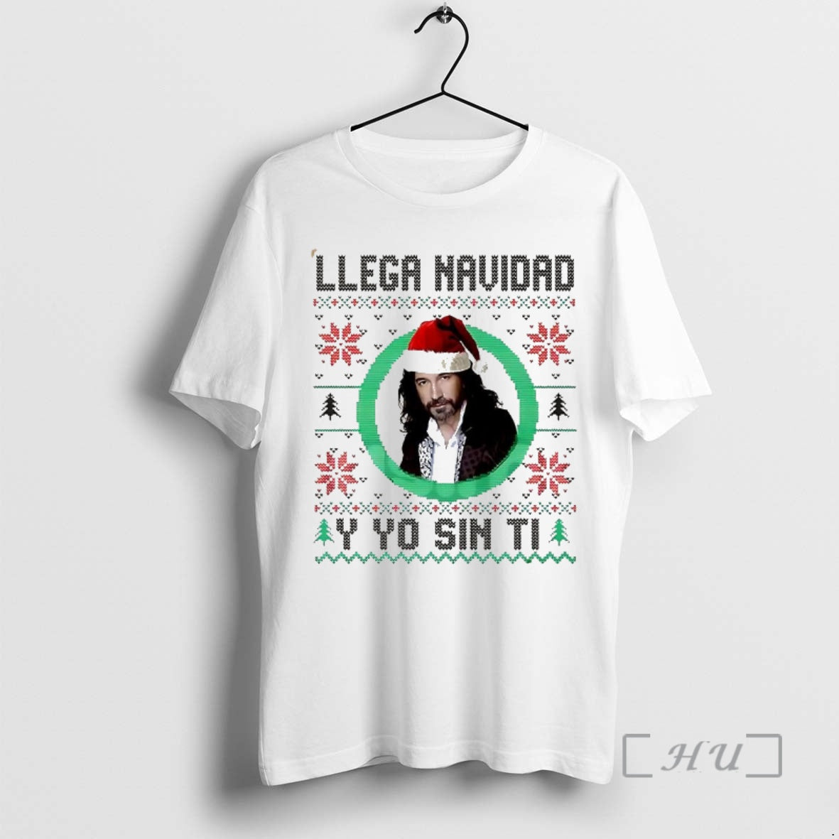 Officials Llega Navidad Y Yo Sin Ti Ugly Christmas - Adult & Kids T-Shirts, Sweatshirts & Hoodies apparel design preview 1
