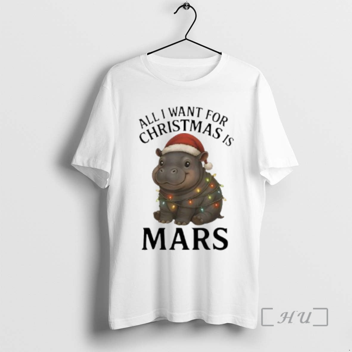 Officials Mars The Hippo Christmas Baby Viral Pygmy - Adult & Kids T-Shirts, Sweatshirts & Hoodies apparel design preview 1