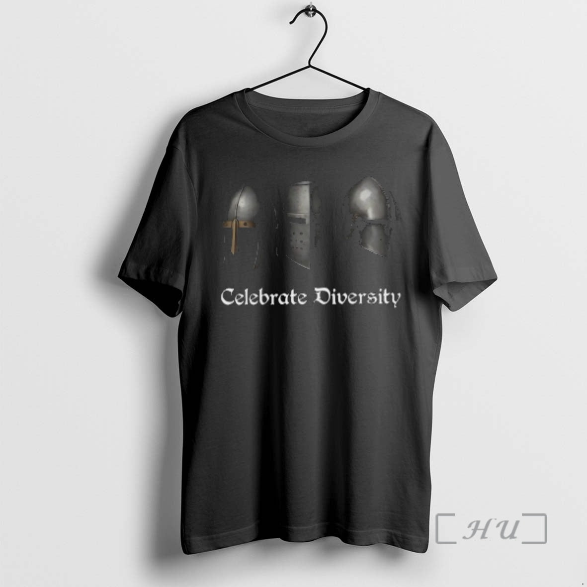 Officials Medieval Helmets Celebrate Diversity - Adult & Kids T-Shirts, Sweatshirts & Hoodies apparel design preview 1