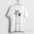 Officials Merrier With A Martini Christmas - Adult & Kids T-Shirts, Sweatshirts & Hoodies apparel design preview 1