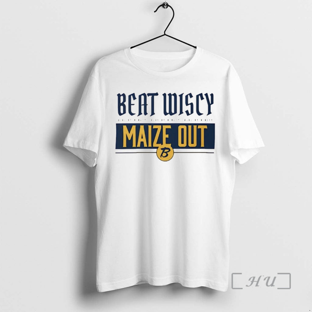 Officials Michigan Wolverines Beat Wiscy Maize Out - Adult & Kids T-Shirts, Sweatshirts & Hoodies apparel design preview 1