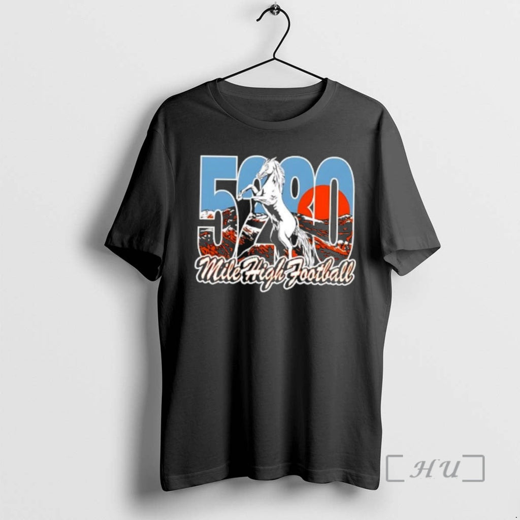 Officials Mile High Football 5280 Horse - Adult & Kids T-Shirts, Sweatshirts & Hoodies apparel design preview 1