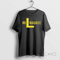 Officials Milwaukee Fly The L Circle Black - Adult & Kids T-Shirts, Sweatshirts & Hoodies apparel design preview 1
