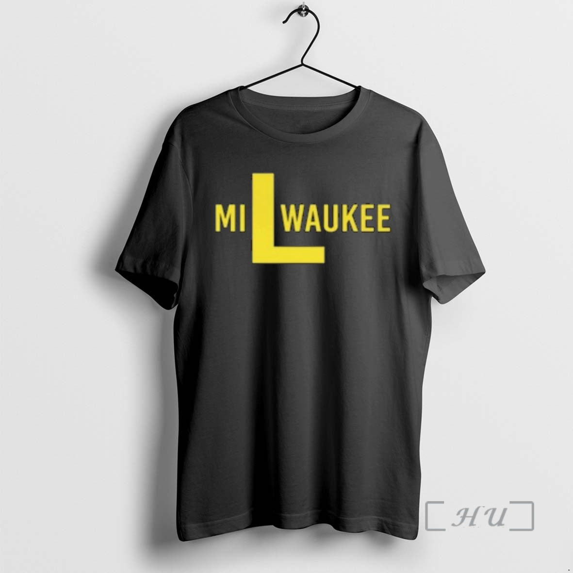Officials Milwaukee Fly The L Circle Black - Adult & Kids T-Shirts, Sweatshirts & Hoodies apparel design preview 1