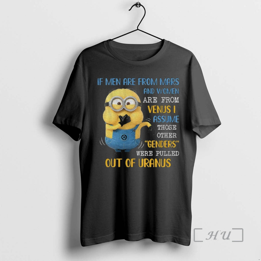 Officials Minion If Men Are From Mars And Women Venus - Adult & Kids T-Shirts, Sweatshirts & Hoodies apparel design preview 1