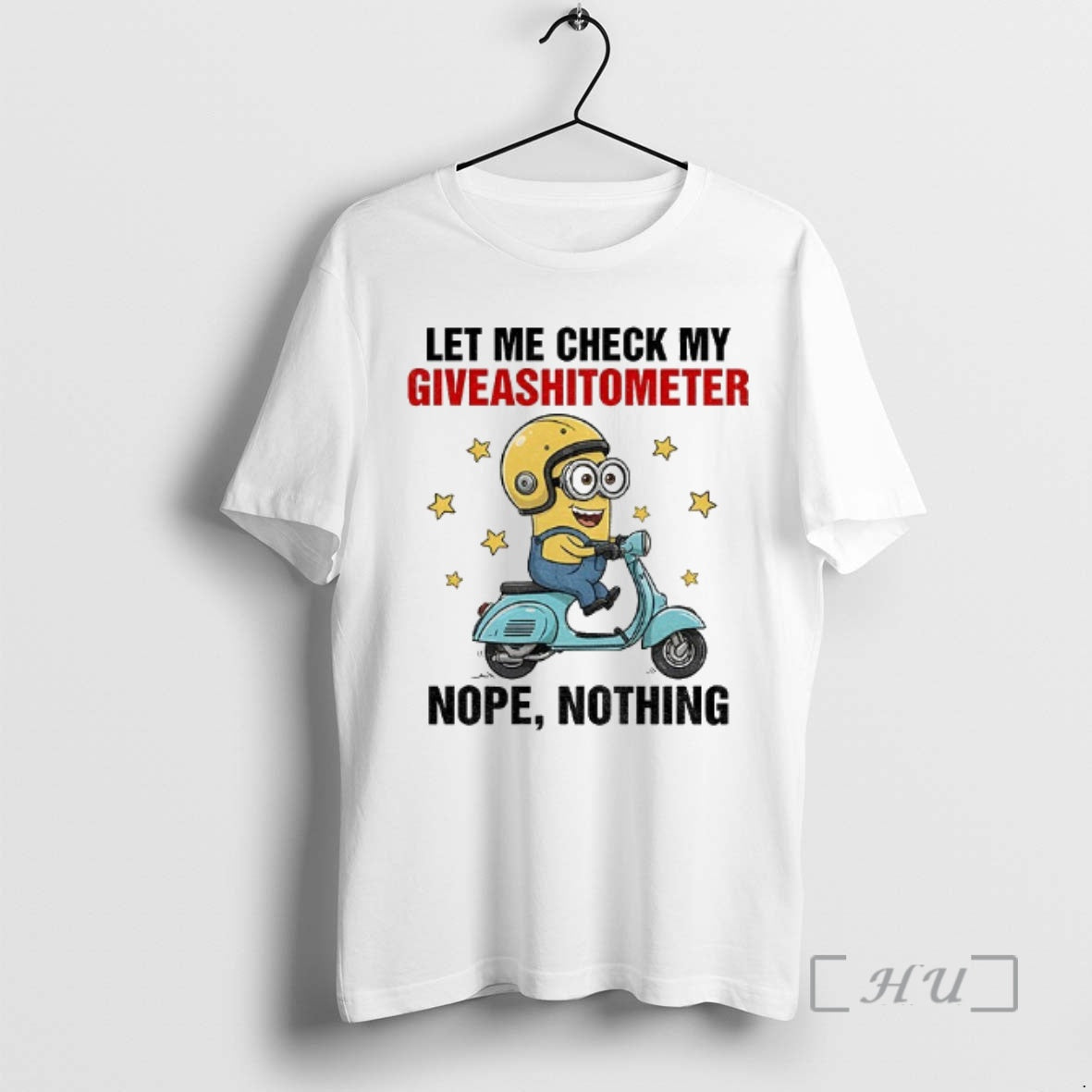 Officials Minion Let Me Check My Giveashitometer Nope - Adult & Kids T-Shirts, Sweatshirts & Hoodies apparel design preview 1